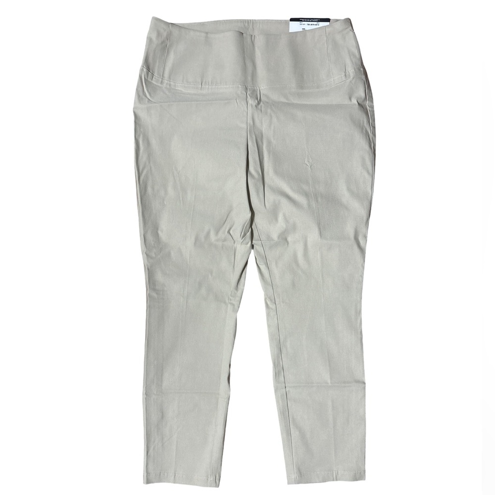 W by Worth Beige Cropped Pull-on Pants Size 8P